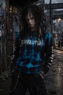 Devolution Punk Hip Hop Alternative Tie Dye Style Unisex Sweatshirt