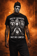 Not My Monkeys Not My Circus Alternative Goth Punk T-Shirt