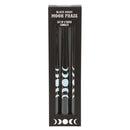 Gothic Magic Set of 3 Black Magic Moon Phase Taper Candles