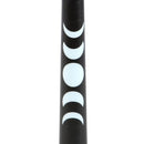 Gothic Magic Set of 3 Black Magic Moon Phase Taper Candles