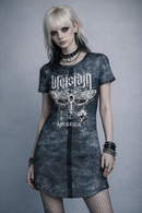 Women's Goth Punk Life is Pain T-Shirt Dress