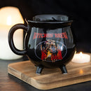 Gothic Witches' Brew Black Cauldron Mug