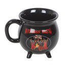 Gothic Witches' Brew Black Cauldron Mug