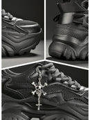 Goth Punk Casual Vulcanised Platform High Heel Women's Sneakers