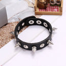 Goth Emo Punk Unisex Spiked Rivets Wristbands Bracelets