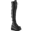 Over-the-knee Wedges  Cosplay High Platform  New High Heel Goth Punk Black Boots