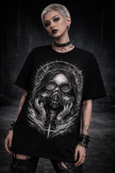 Young Savage Night Born Series Number 3 PANDEMIC Goth Punk Black Cotton T-Shirt