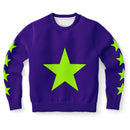 Smashing Pumpkins Purple Yellow Star Sweatshirt - Young Savage  