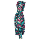 Colorful Leaves Print Pull Over Athletic Hoodie - G Hatch Clothing 