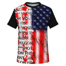 Punk Grunge Stars + Stripes T Shirt - G Hatch Clothing 