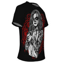 Gangsta Tattoo Girl Black T Shirt - G Hatch Clothing 