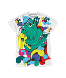 Crazy Cartoon  Print T-Shirt - G Hatch Clothing 