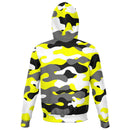 Yellow Camouflage Fashion Zip Up Hoodie - G Hatch Clothing 