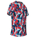 Red Blue Camouflage T Shirt - G Hatch Clothing 