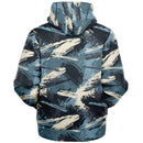 Arctic Camouflage Fleece Hoodie Alternative Streetwear - Young Savage  