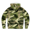 Army Green Camouflage Fleece Hoodie Alternative Streetwear - Young Savage  