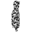Skull Pattern Athletic Zip Up Hoodie - G Hatch Clothing 