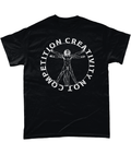 Creation Vitruvian Man Cotton T-Shirt - G Hatch Clothing 