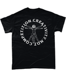 Creation Vitruvian Man Cotton T-Shirt - G Hatch Clothing 