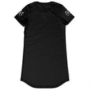 Women's Goth Punk Blessed in Blasphemy T-Shirt Dress - Young Savage  