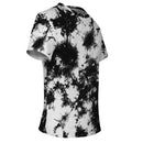 Black White Tie Dye Style T Shirt - G Hatch Clothing 