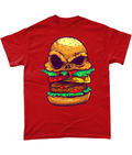 Skull Burger Healthy Eating T Shirt - G Hatch Clothing 