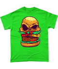Skull Burger Healthy Eating T Shirt - G Hatch Clothing 