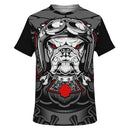 Biker Bulldog Design T Shirt - G Hatch Clothing 