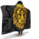 Aztec Golden Lion Hoodie Blanket - G Hatch Clothing 