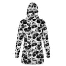 Skull Pattern Fashion Hoodie Dress - G Hatch Clothing 