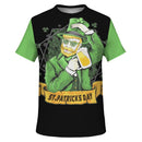 St Patrick's Day Shamrock Party T-Shirt - G Hatch Clothing 