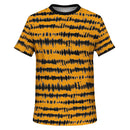 Orange Black Tie Dye Style T-Shirt - G Hatch Clothing 