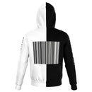 Bar Code Number Athletic Pull Over Hoodie - G Hatch Clothing 
