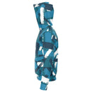 Frozen Blue Brushstroke Pull Over Hoodie - G Hatch Clothing 