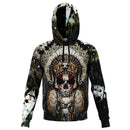 Native American Skull Athletic Hoodie - G Hatch Clothing 