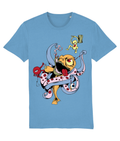 Crazy Sea-life Cartoon T-Shirt - G Hatch Clothing 