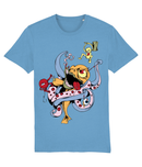 Crazy Sea-life Cartoon T-Shirt - G Hatch Clothing 