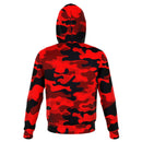 Red Camouflage Pull Over Hoodie - G Hatch Clothing 