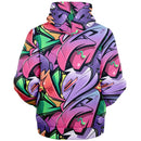 Graffiti Hip Hop Microfleece Alternative Hoodie - Young Savage  