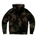 Green Camouflage Fleece Hoodie Alternative Streetwear - Young Savage  