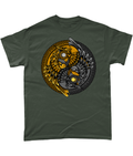 Yin Yang Owl Design T-Shirt - G Hatch Clothing 
