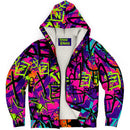 Fluorescent Graffiti Alternative Hip Hop Streetwear Hoodie - Young Savage  