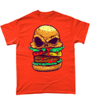 Skull Burger Healthy Eating T Shirt - G Hatch Clothing 