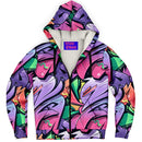 Graffiti Hip Hop Microfleece Alternative Hoodie - Young Savage  