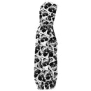 Skull Pattern Fashion Hoodie Dress - G Hatch Clothing 