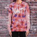 Insanity Tie Dye Style Alternative Streetwear Sweatshirt - Young Savage  