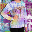 Angel Wings Alternative Streetwear Tie Dye Style Sweatshirt - Young Savage  