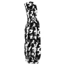 Black White Camouflage Hoodie Dress - G Hatch Clothing 