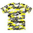 Camouflage Camo Yellow Billie Unisex All-Over Print T-Shirt