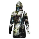 Native American Skull Athletic Hoodie Dress - G Hatch Clothing 